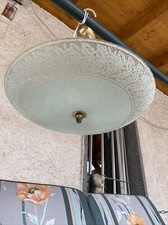 Alte Deckenlampe Tellerlampe Flache Lampe 60er Jahre Rockabilly Leuchte
