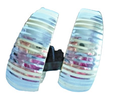 Breite bicolor ohr - bicolor, clips