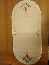 Große weihnachtsdecke oval - weihnachtsdecke,