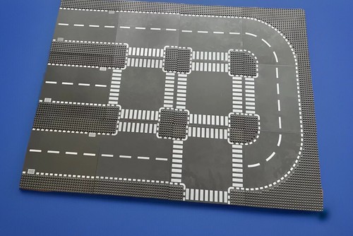 12x lego city straßenplatten - 12x,