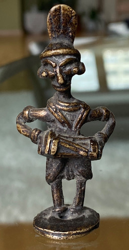 Kleine bronzefigur höhe 7 - kleine,