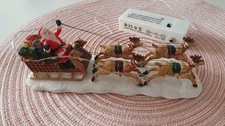 Rentierschlitten, Weihnachtsdekoration, beleuchtet