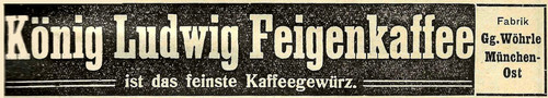 Werbung reklame 1926 könig - 1926, :