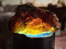 Blauer Bernstein aus Sumatra