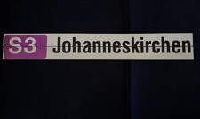 Fallblattanzeige S-Bahn