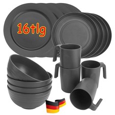 Kunststoff Geschirrset 16