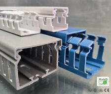 1m Verdrahtungskanal grau weiß blau incl. Deckel