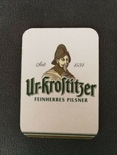 Für Liebhaber und Sammler: Bierdeckel " Ur-Krostitzer " 
