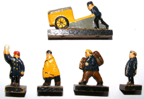 Spur flach figuren pappe - flach,