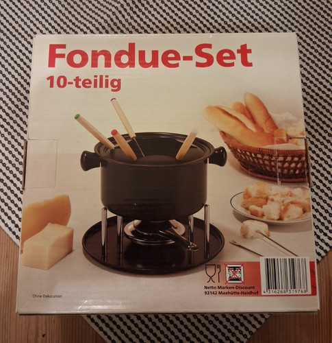 Fondue set pastenbrenner - set,