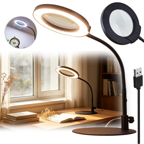 Led lupe mit licht und - led,