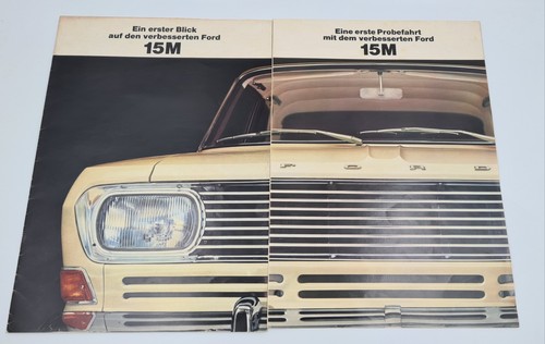 Verkaufsprospekt ford 15m - 2x,