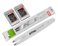 35cm Stihl Schwert + 2x Sägekette 3/8 1,1 für MS 170, MS 170-D, MS171, MS181 ua.