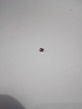 1 echter ca. 2mm dark-cognac farbener Diamant round facet nr a