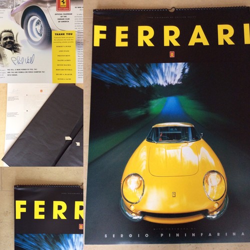 Ferrari kalender 1995 - ferrari, 1995,