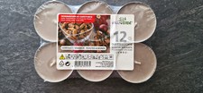 12 MAXI/JUMBO DUFT-TEELICHTER VON VILLAVERDE DUFT TEELICHTER GEBRANNTE MANDELN