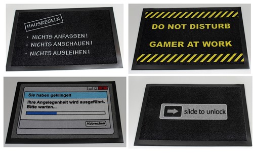 Fußmatte mit lustigen
