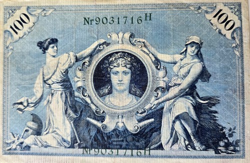 100 reichsmark 1908 - 100,