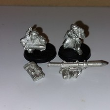 Stahllegion Raketenwerfer Team Zinn/Alt/Gebraucht GW WH40K Imperiale Armee
