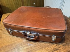 Vintage MÄDLER Lederkoffer – 61 × 45 × 18 cm, Zahlenschloss, Made in Germany