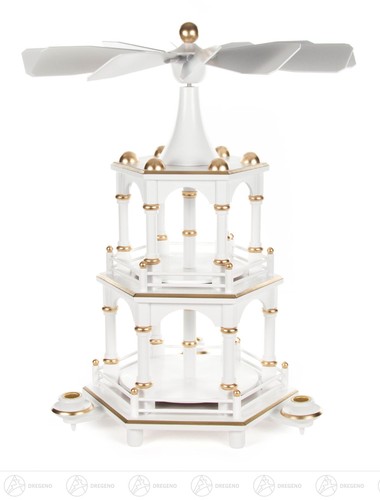 Pyramide unbestückt weiß