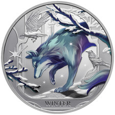 Silbermünze 1 oz Jahreszeiten