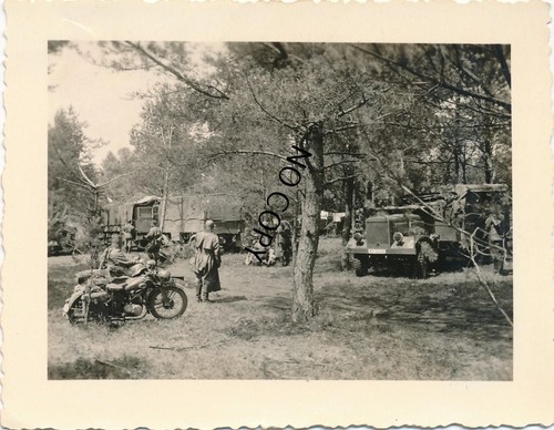 Wk2 foto wehrmacht lager wald - foto,