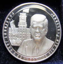 #4258# Silbermedaille 750 JAHRE BERLIN;J.F.KENNEDY "Ich bin ...." 1987, 999er