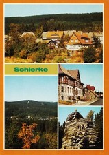 07-C248 Ansichtskarte Schierke Harz Marienweg Rat der Gemeinde Feuersteinklippen