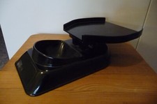 Zahlteller Klapp-Zahlteller Bakelit Helit 83619 Vintage schwarz funktionsfähig