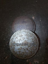 2x Original Opel Oldtimer Radzierblenden Radkappen 