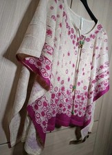 Kaftan Tunika Creme Pink Gr. 38