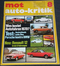 MOT 08/70 Test Porsche kontra