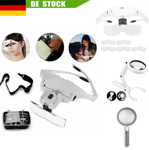 Profi led stirnlupe kopflupe - profi,