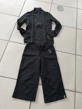 Zweiteiler schwarz Esprit Sports, Oberteil Gr. XS, Hose Gr. 34, Baumwolle