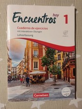 Encuentros hoy 1 Cuaderno de ejercicios Lehrerfassung gebraucht