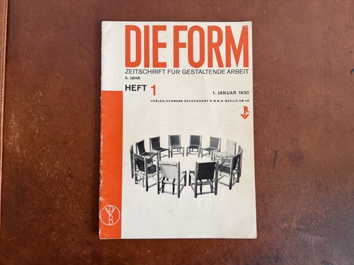 Die form 1930 heft - die,