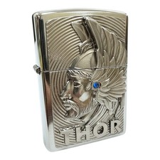 Zippo FeuerzeugThor 3D Emblem mit blauem Svarowski Stein Limited Edition nur 100