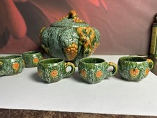 Bowle Set Keramik Topf mit 5