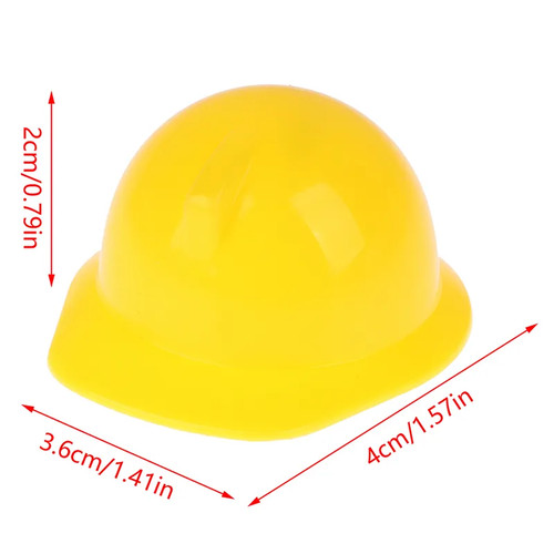 Miniatur schutz arbeitshelm - miniatur,