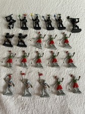 DDR Konvolut 21 Figuren Ritter Kunststoff  ca 70er Jahre