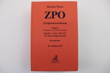 Thomas / Putzo – ZPO Zivilprozessordnung Kommentar, 40. Auflage 2019, C.H. Beck