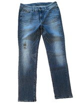 Cambio Jeans Damen Hose Denim Jeanshose Gr. W33 Blau #w4x64lf