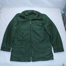 Herbert Bullert Feldjacke Herren mittellang grün OPTI Reißverschluss Militär 1984