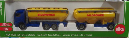 Siku lkw mit futtermittelsilo - lkw,