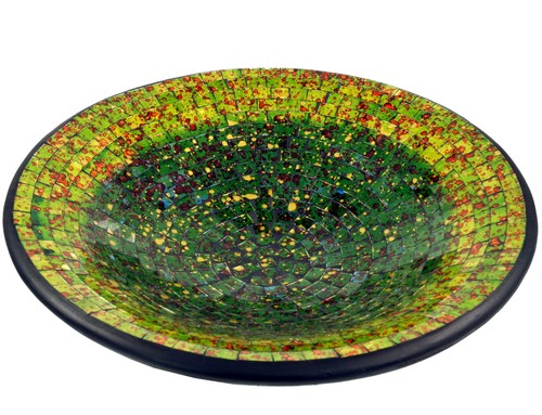 Runde mosaikschale - runde,