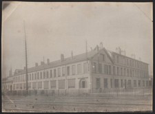 Paris La Chapelle Bureau du Materiel Photo vintage Foto photograph 1909