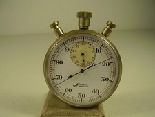 2 WK Soldaten Stoppuhr Schleppzeiger MINERVA vor 1945