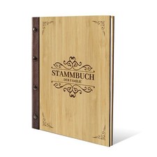 Stammbuch Bambus Cover Echt