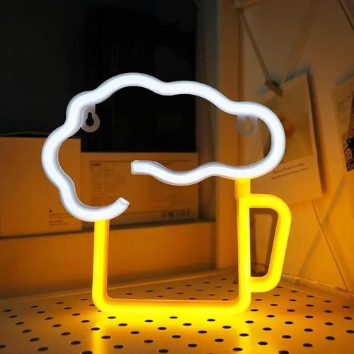 Led neon bier schild - led,